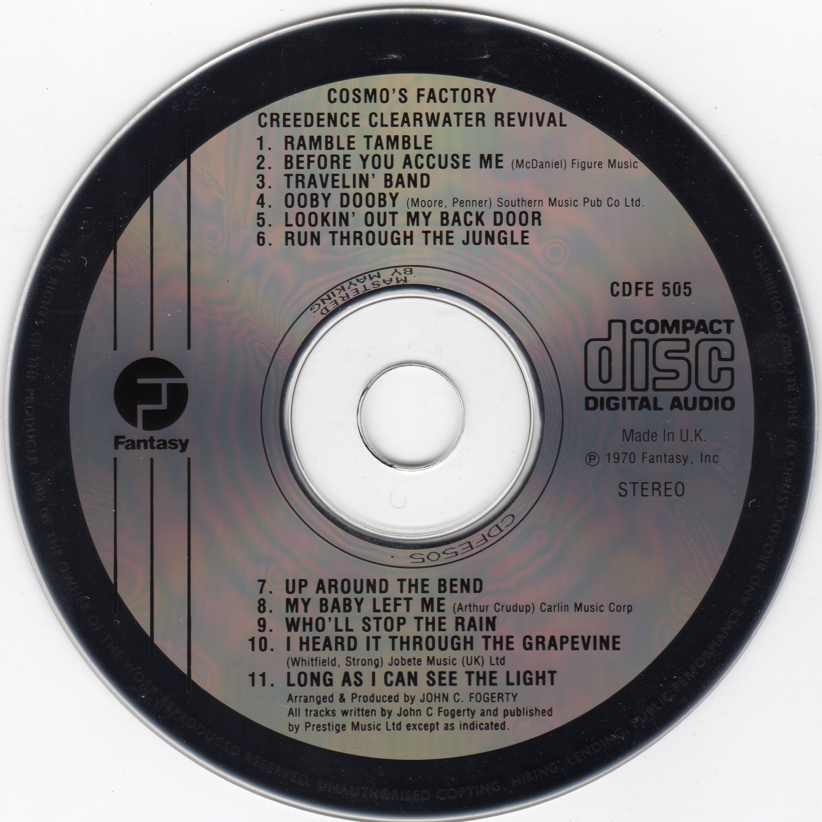 Creedence Clearwater Revival Cosmos Factory : CD UK